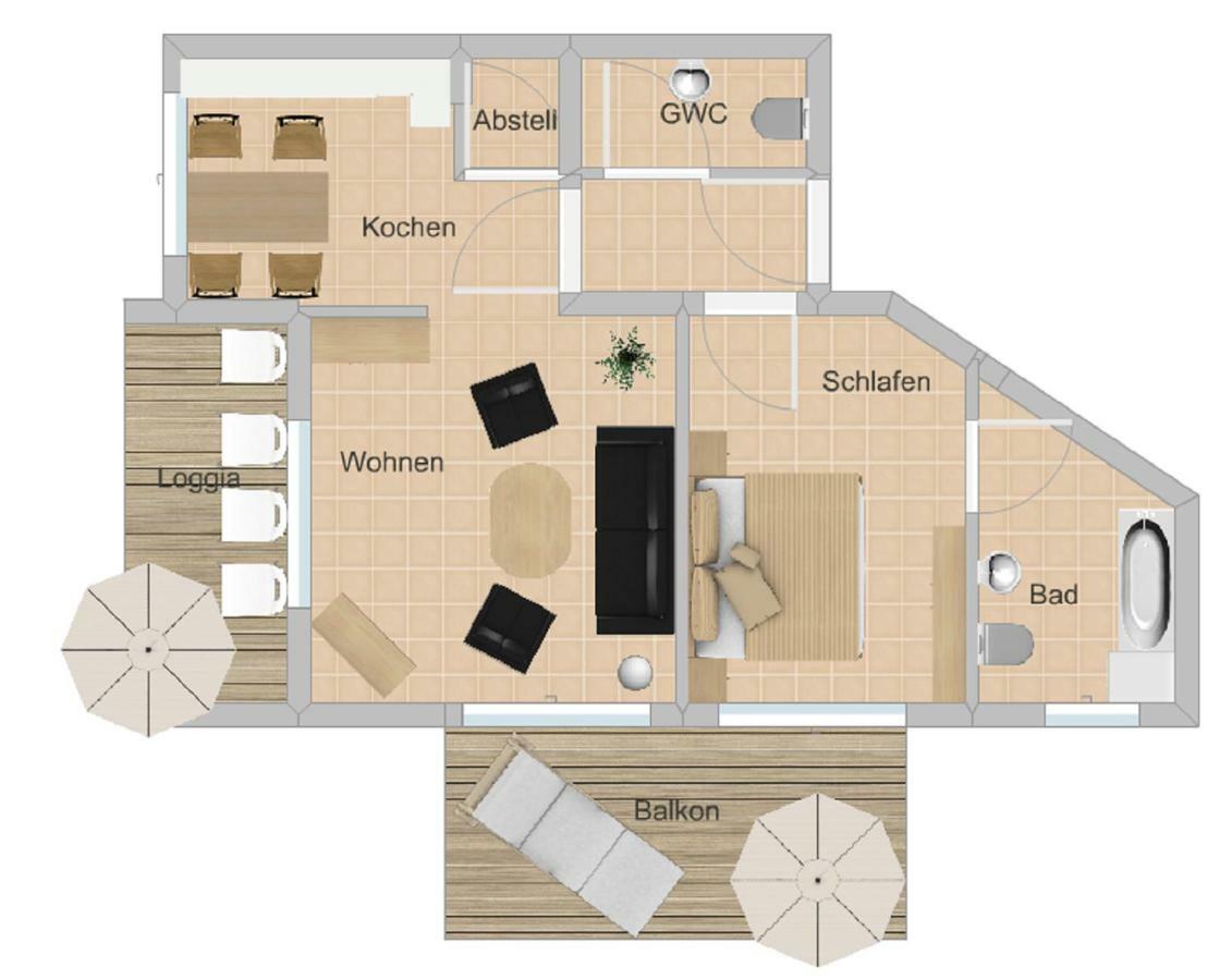 Villa Hildegard Appartement 8 บินซ์ ภายนอก รูปภาพ